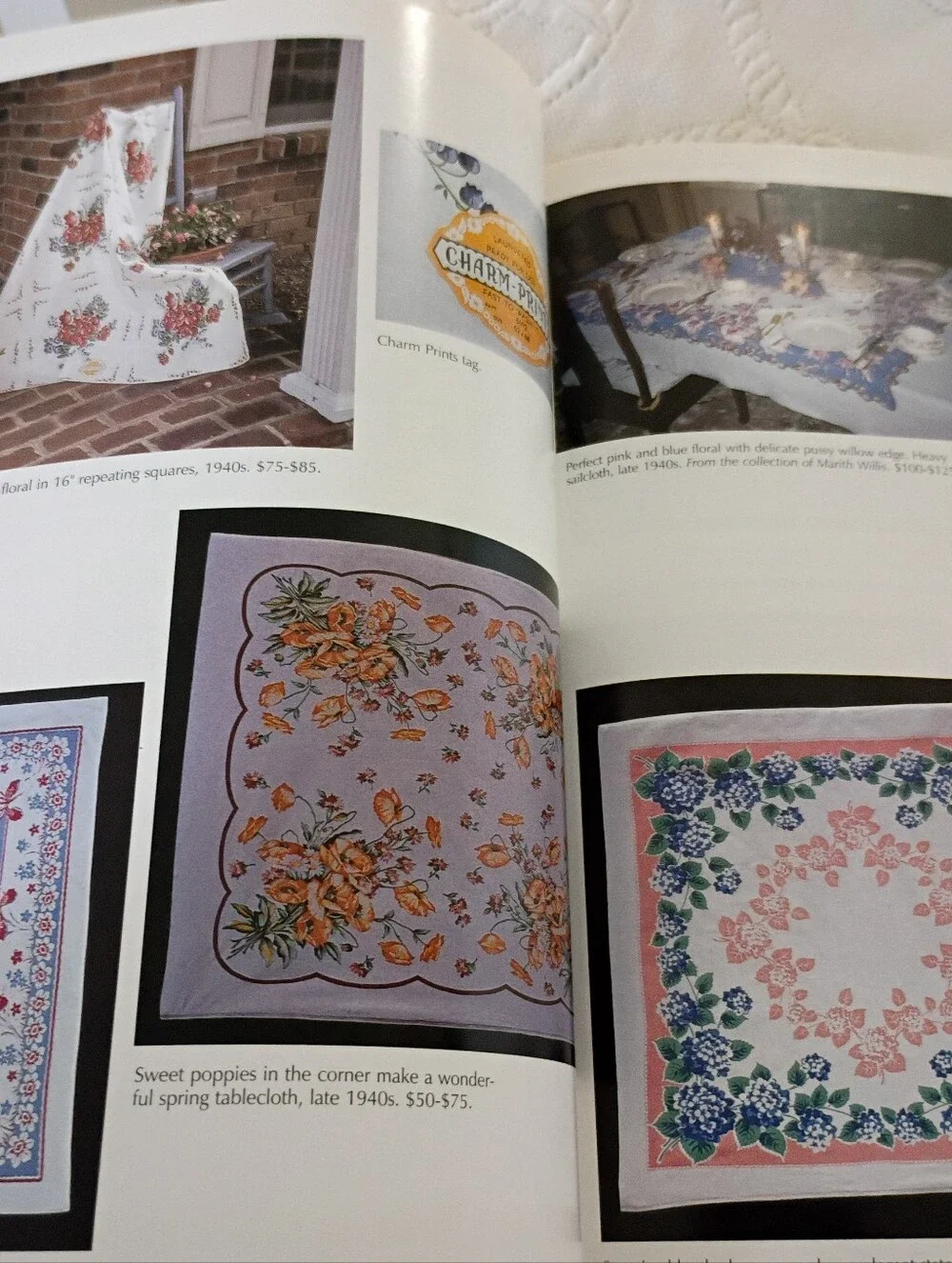 Vintage Tablecloths Collector Guide – Blue Cover